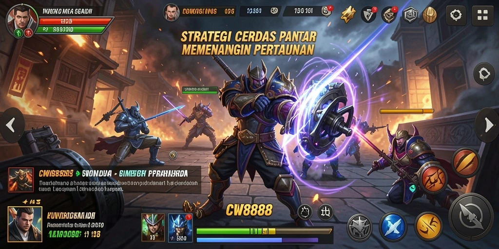 Tampilan gameplay CW8888 yang menarik dengan pertempuran strategi.