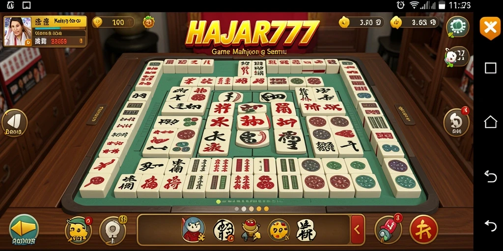 Tampilan gameplay HAJAR777 yang menarik dan menantang.