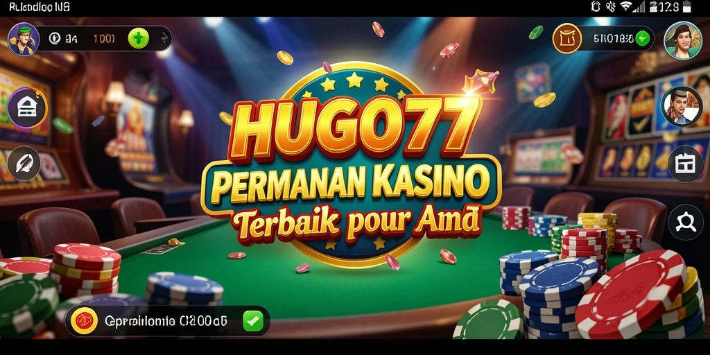 Tampilan menarik dari gameplay HUGO77 yang menggambarkan suasana Kasino.