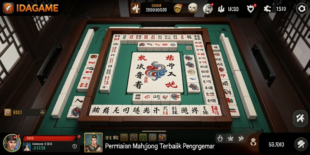 Screenshot gameplay IDAGAME menunjukkan keseruan permainan Mahjong.