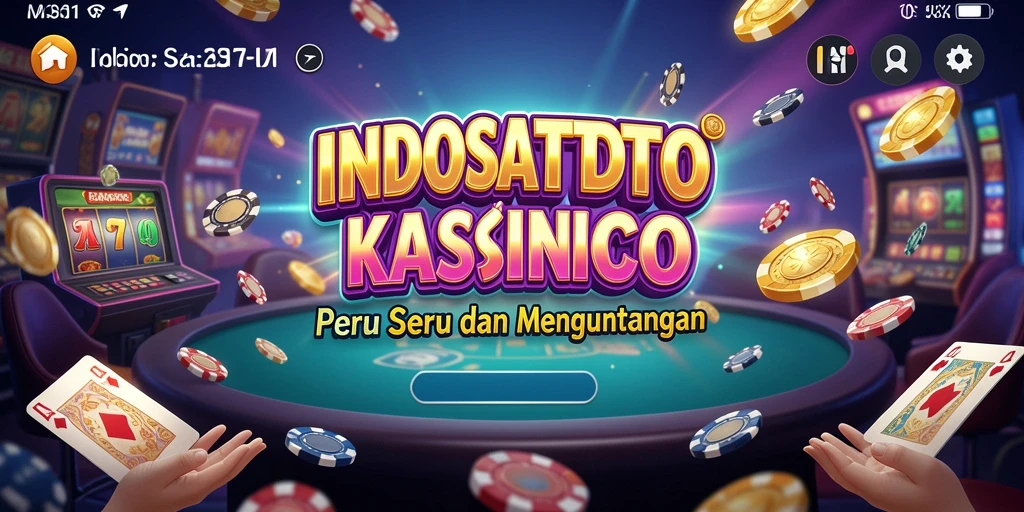Screenshot INDOSATTOTO menampilkan gameplay Kasino yang mendebarkan dan interaktif.