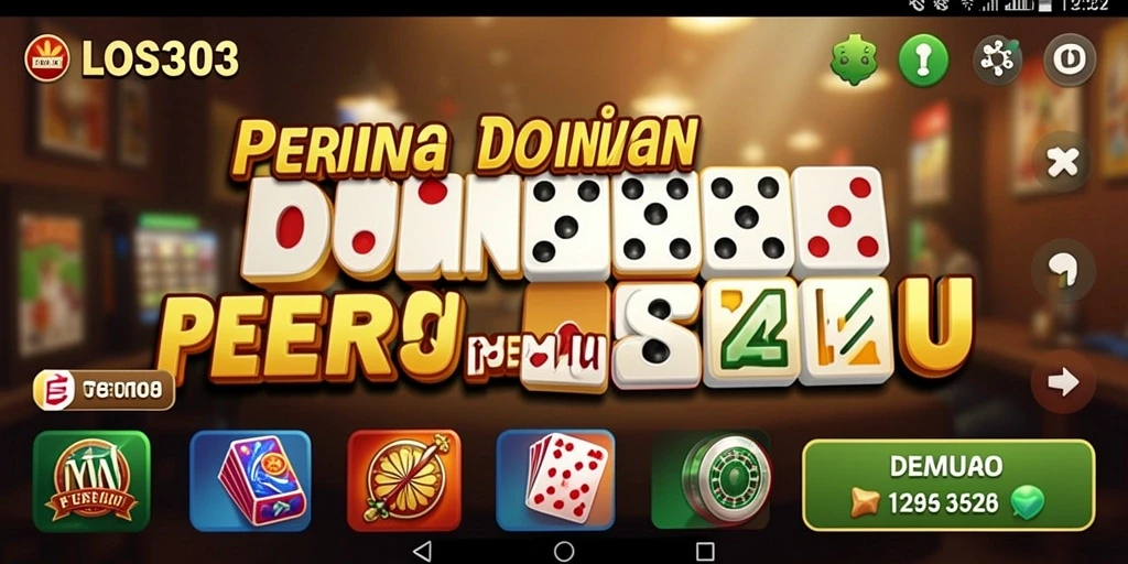 Screenshot gameplay Domino menunjukkan intensitas pertandingan yang mendebarkan.